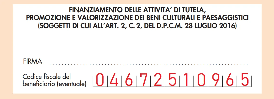 Dove firmare nel modello 730 per il 5×1000
